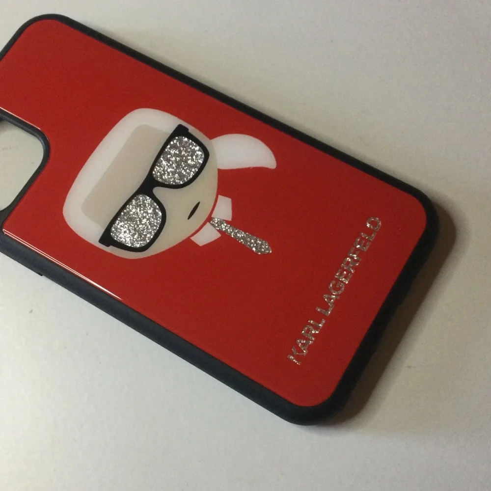 KARL LAGERFELD IPHONE 11 PRO SNAP ON CASE RED NWOT